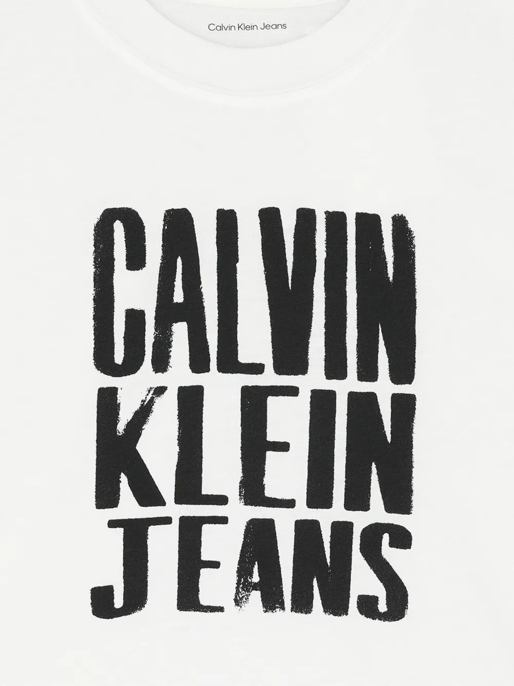 Calvin Klein Kids Katoenen T-shirt Wit