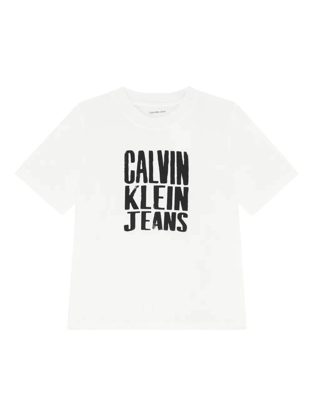 Calvin Klein Kids Katoenen T-shirt Wit