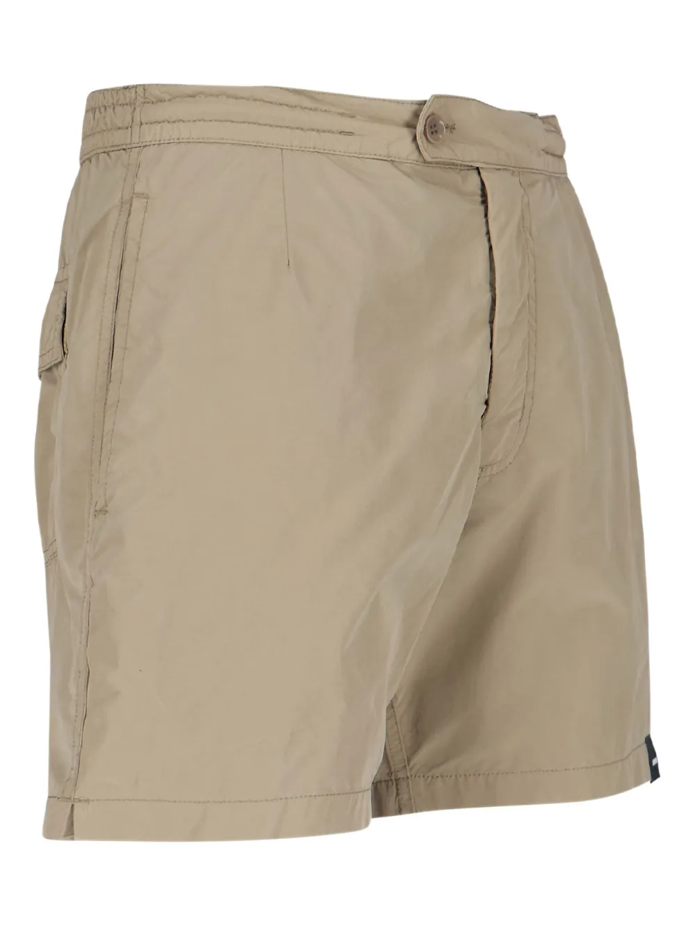 Shop Aspesi Elasticated-waistband Swim Shorts