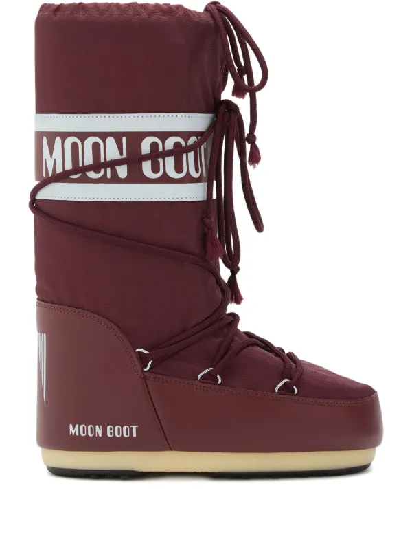 Moon Boot Bota Para Neve Icon | Vermelho | FARFETCH BR