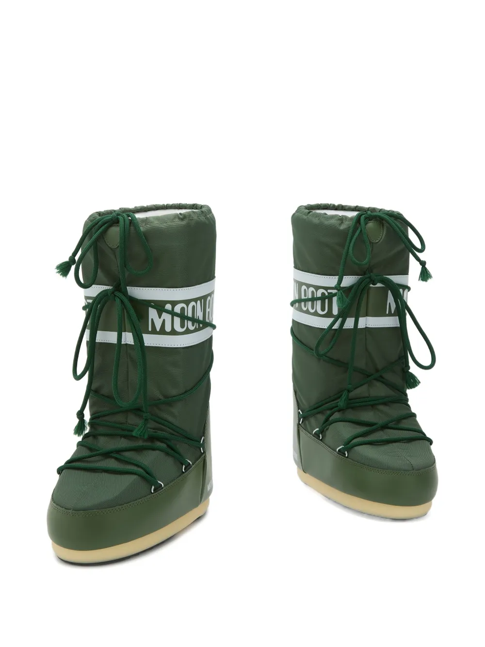 Moon Boot Icon lace-up padded boots Green
