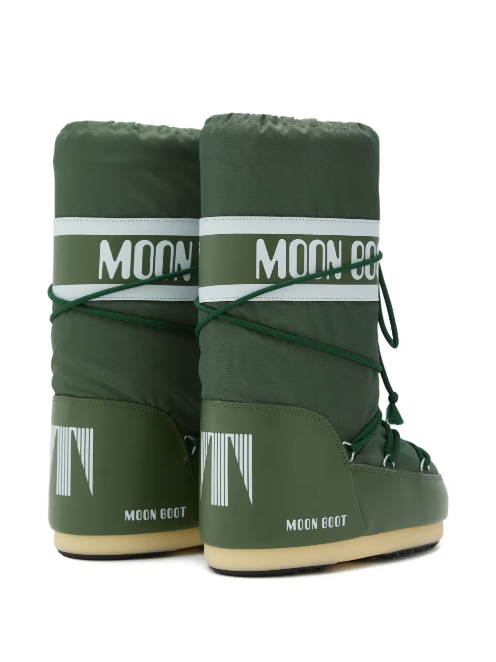 Moon Boot Icon lace-up padded boots Green
