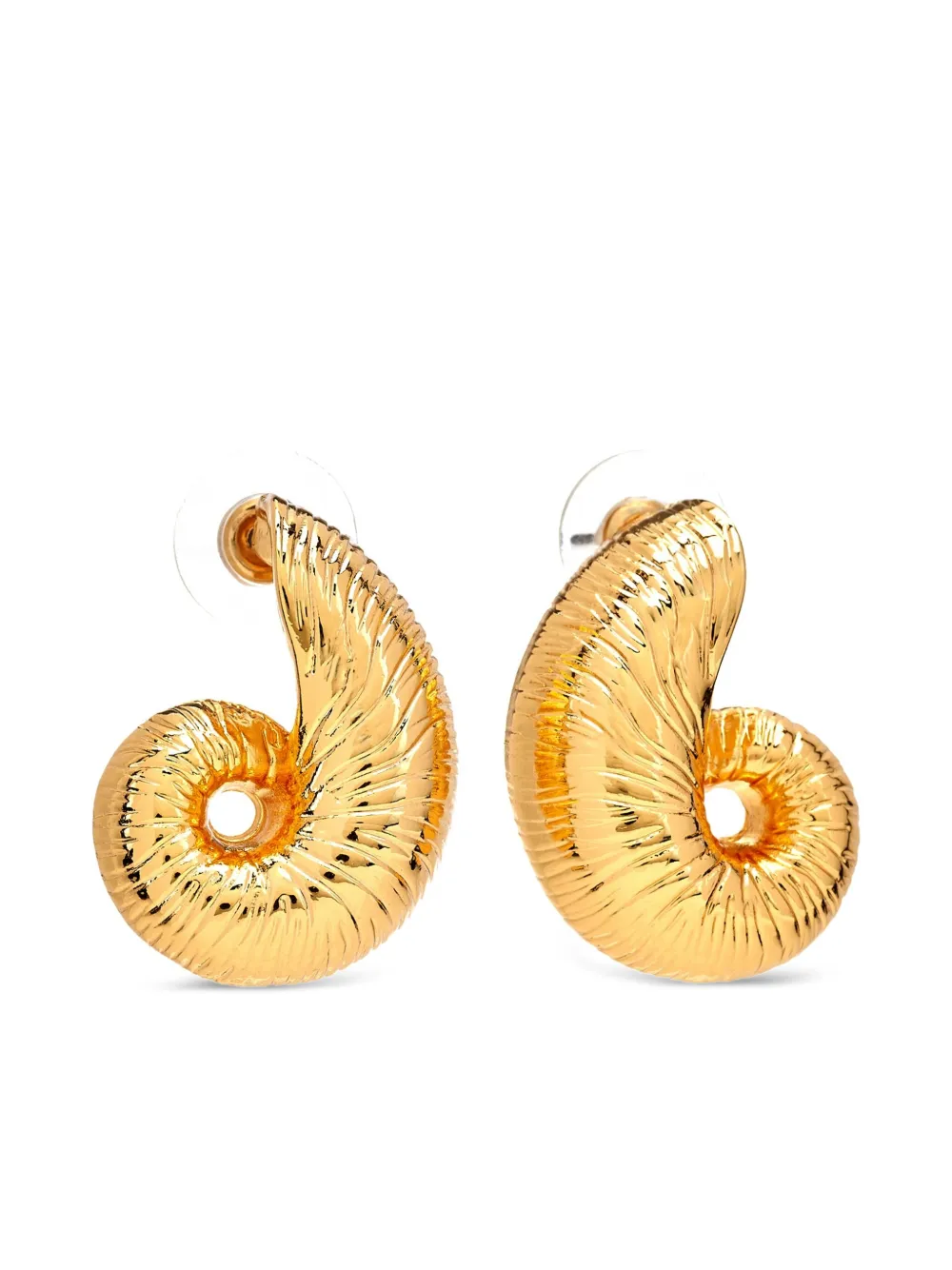 Kenneth Jay Lane aretes Seashell | dorado | Image 1
