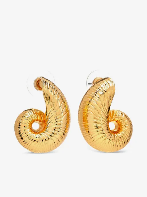 Kenneth Jay Lane Seashell earrings 