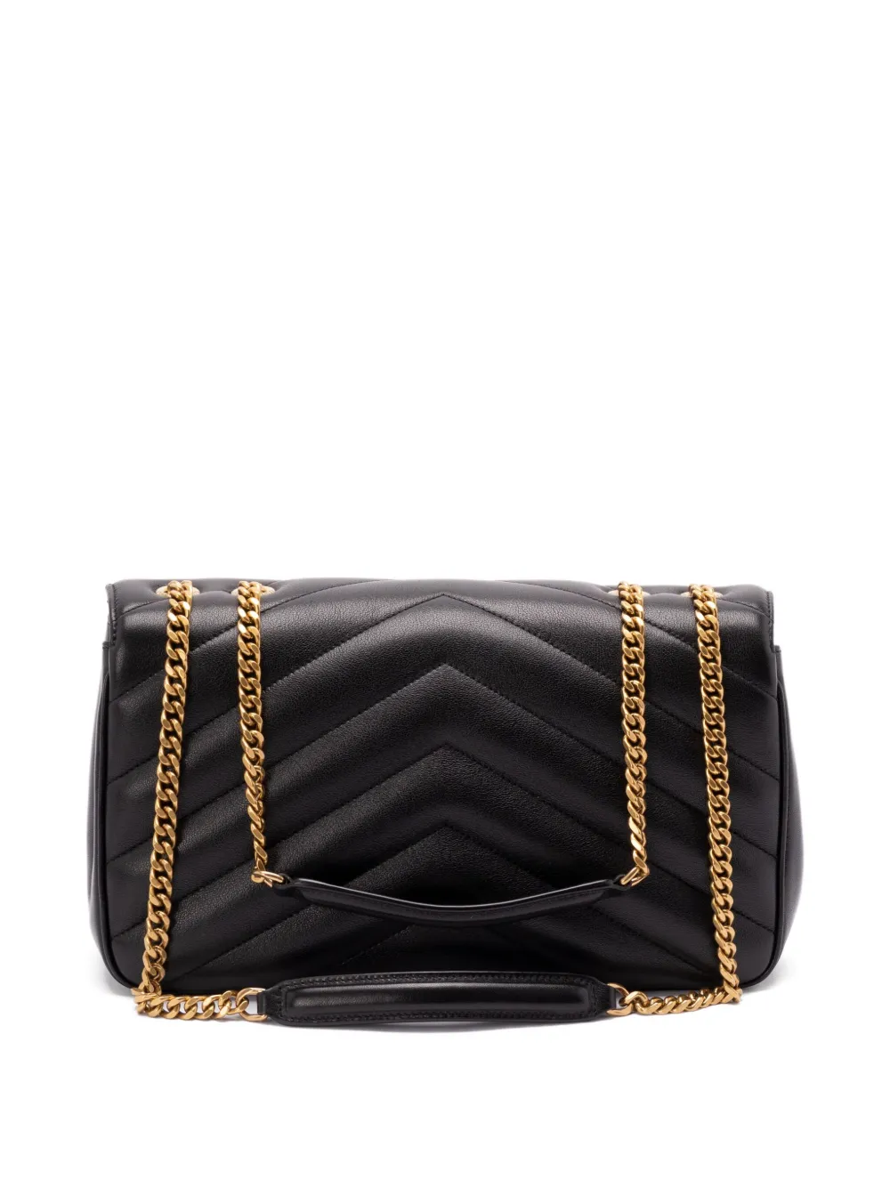 Saint Laurent Loulou medium schoudertas - Zwart