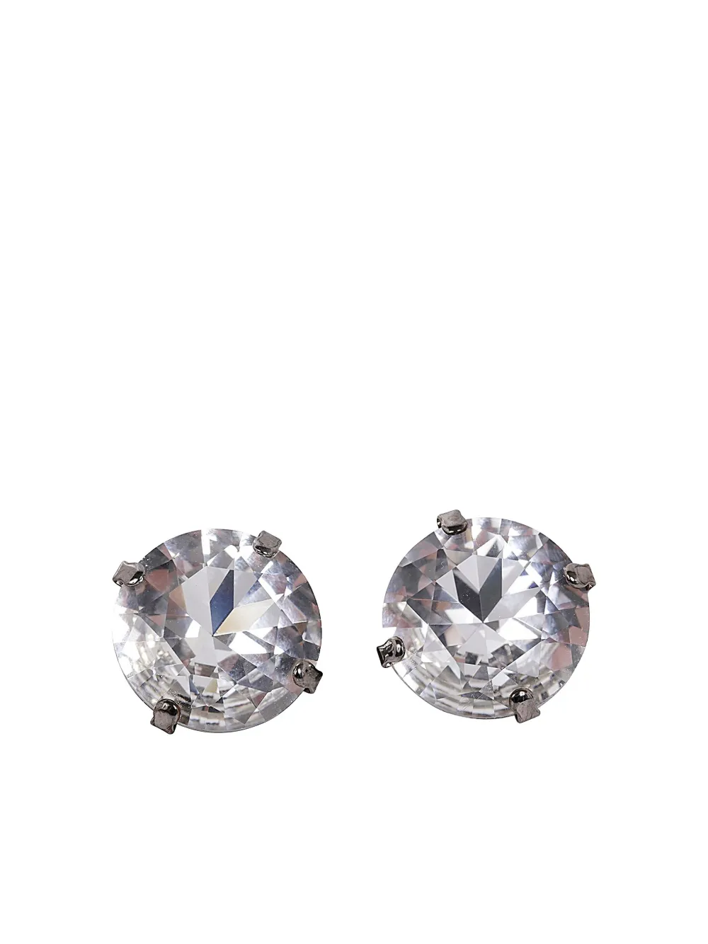 HELENE ZUBELDIA CRYSTAL CLIP-ON EARRINGS