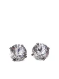 Helene Zubeldia crystal clip-on earrings - Silver