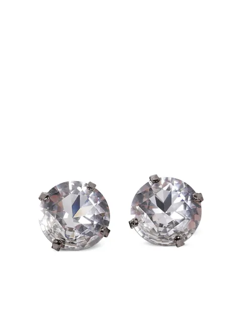 Helene Zubeldia crystal clip-on earrings