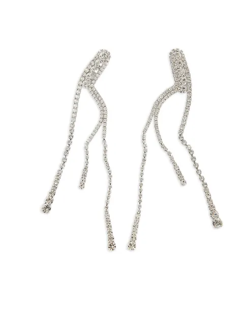 Helene Zubeldia crystal-embellished drop earrings