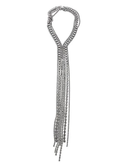 Helene Zubeldia rhinestone-embellished cascade necklace