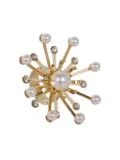 Helene Zubeldia pearl-embellished starburst ring - Gold