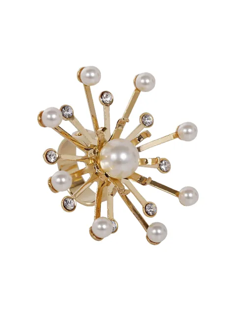 Helene Zubeldia pearl-embellished starburst ring