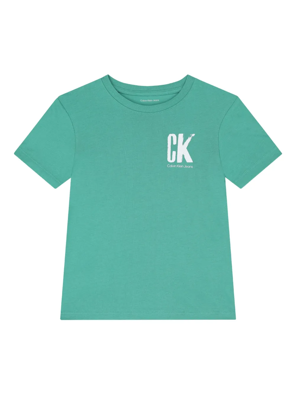 Calvin Klein Kids Katoenen T-shirt Groen
