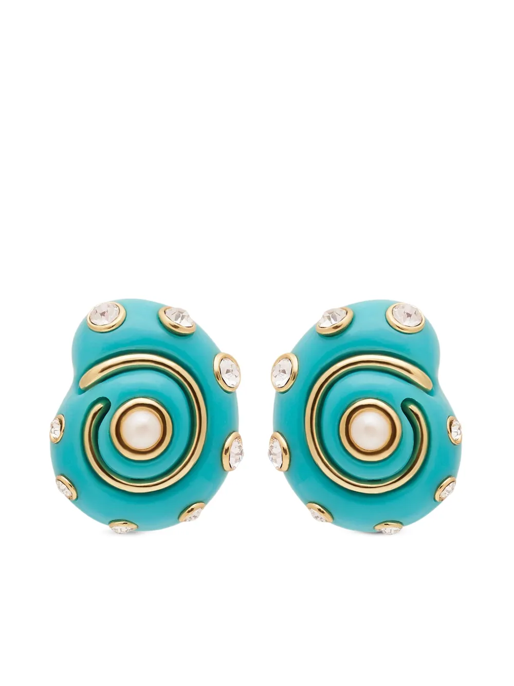Kenneth Jay Lane Crystal-embellished Earrings