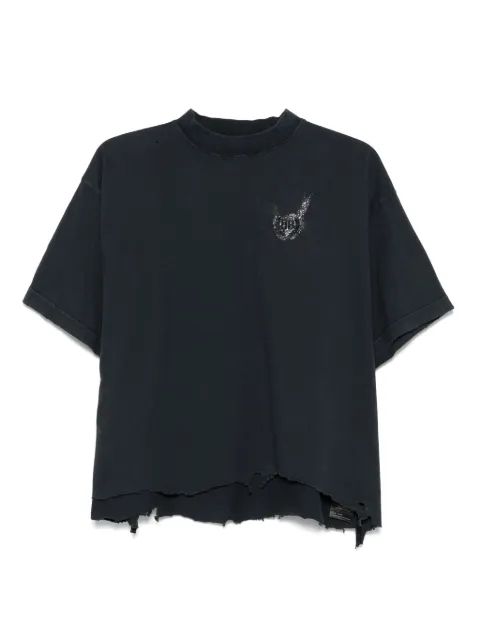 Balenciaga playera descolorida