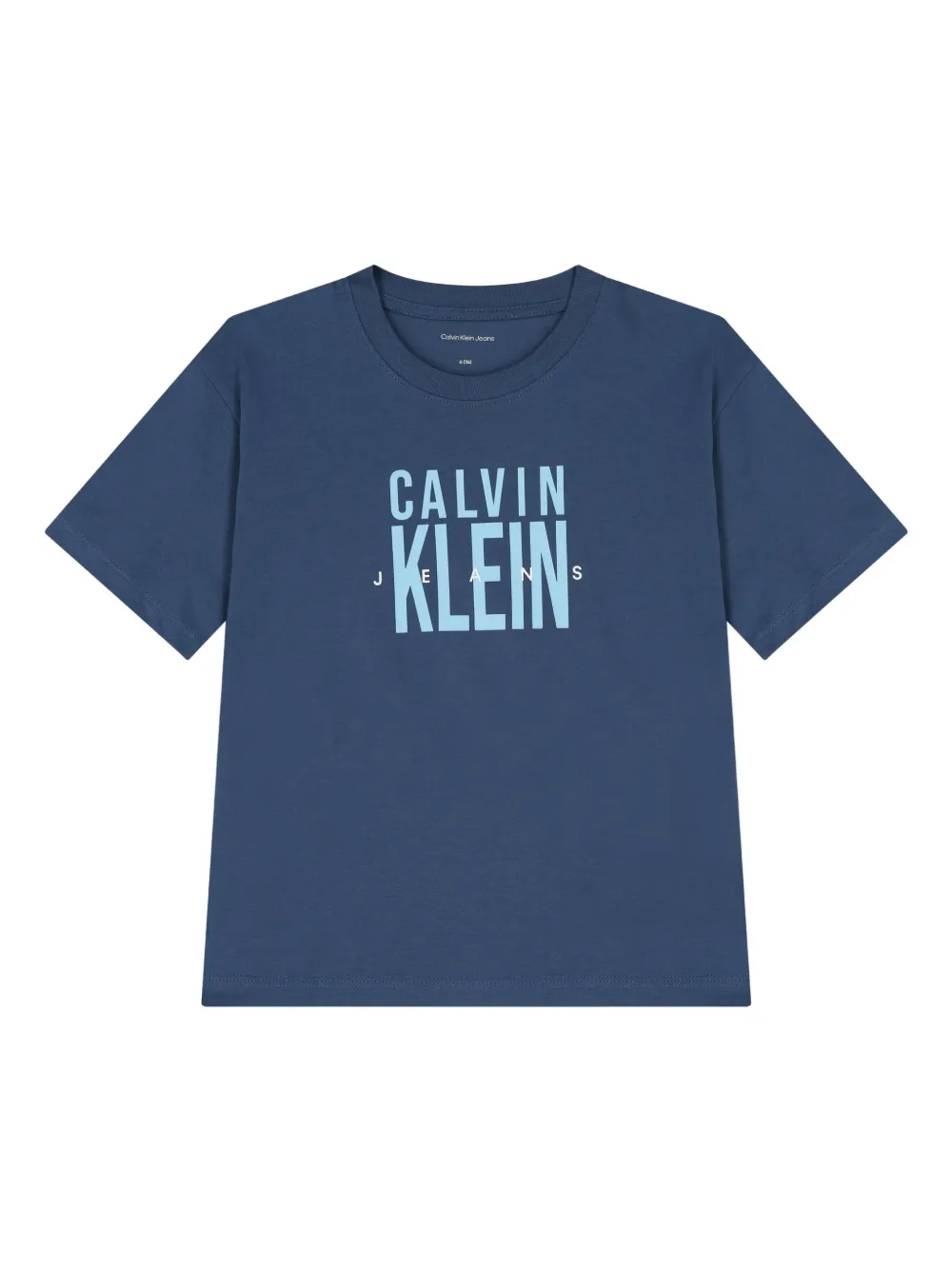 Calvin Klein Kids Katoenen T-shirt Blauw