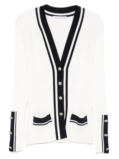 Alberta Ferretti contrast-trim cardigan