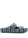 Missoni zigzag sandals - Blue