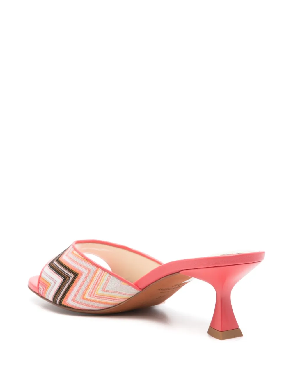 Missoni 60mm zigzag mules Pink