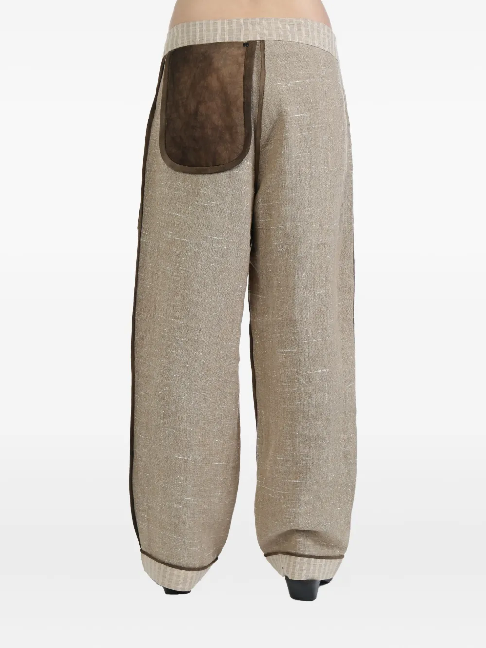 Shop Communs Contrast-panelled Trousers