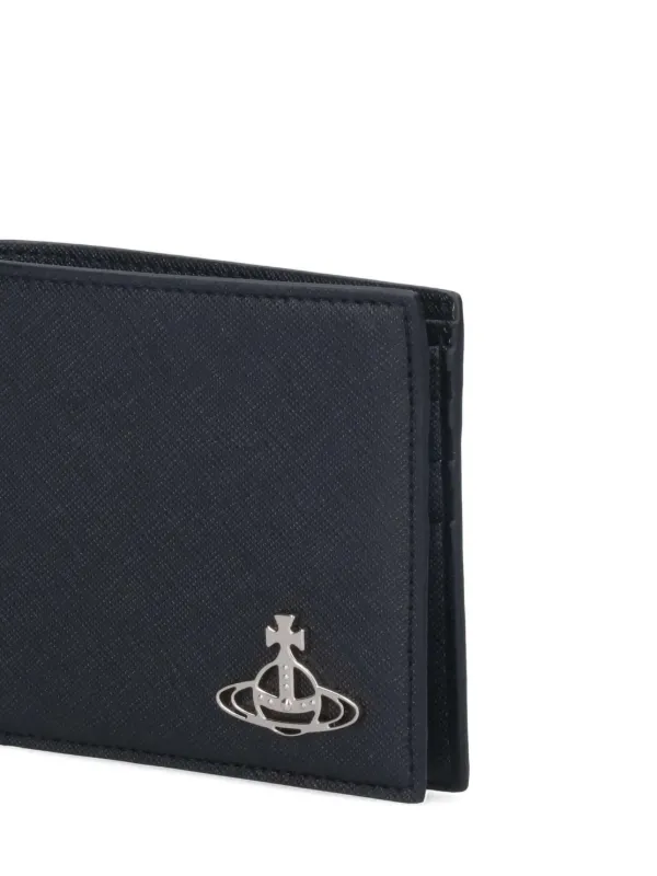 Vivienne Westwood Orb-plaque bi-fold Wallet | Black | FARFETCH