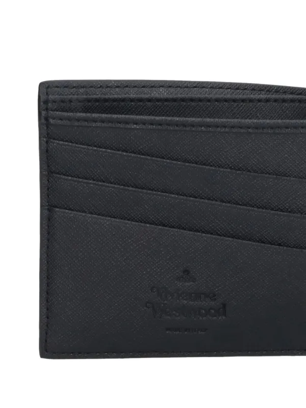 Vivienne Westwood Orb-plaque bi-fold Wallet | Black