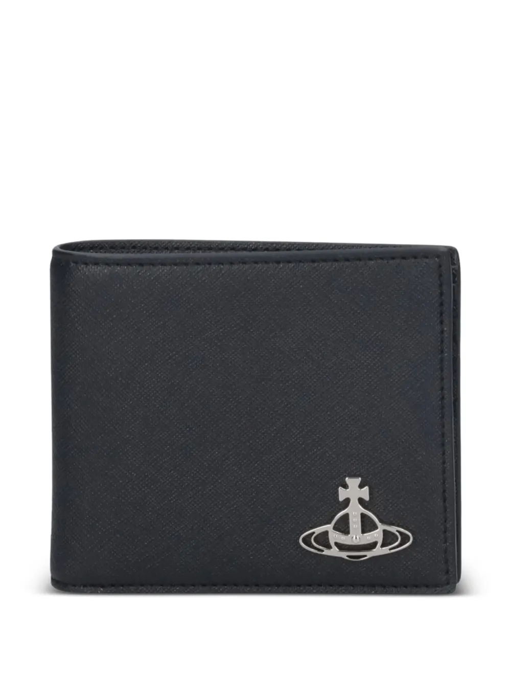 Vivienne Westwood Orb-plaque bi-fold wallet | Black | Image 1