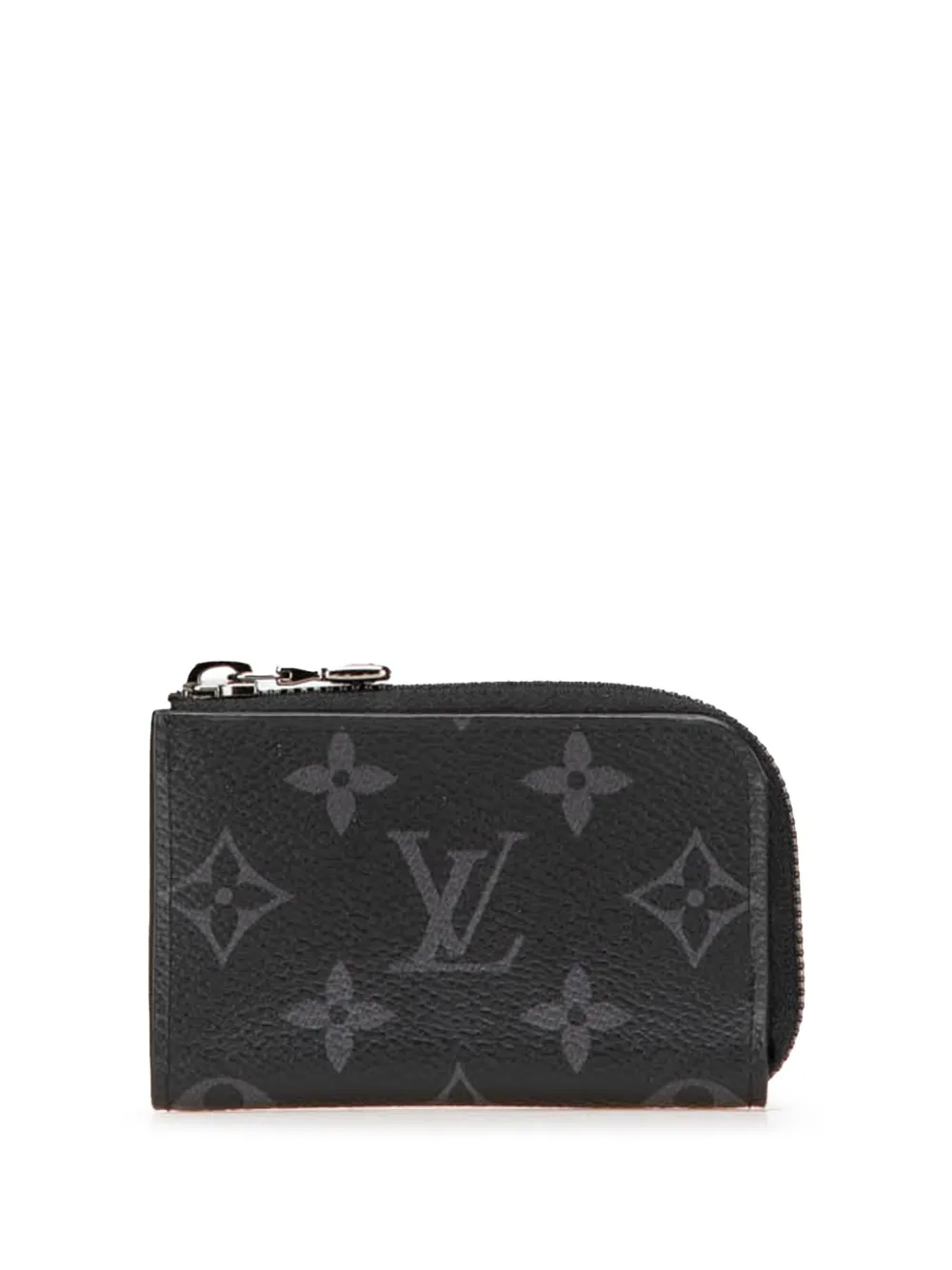 Louis Vuitton Pre-Owned 2018 モノグラム エクリプス ジッピーパース コインケース - ブラック Louis Vuitton Pre-Owned 2018 モノグラム エクリプス ジッピーパース コインケース - ブラック