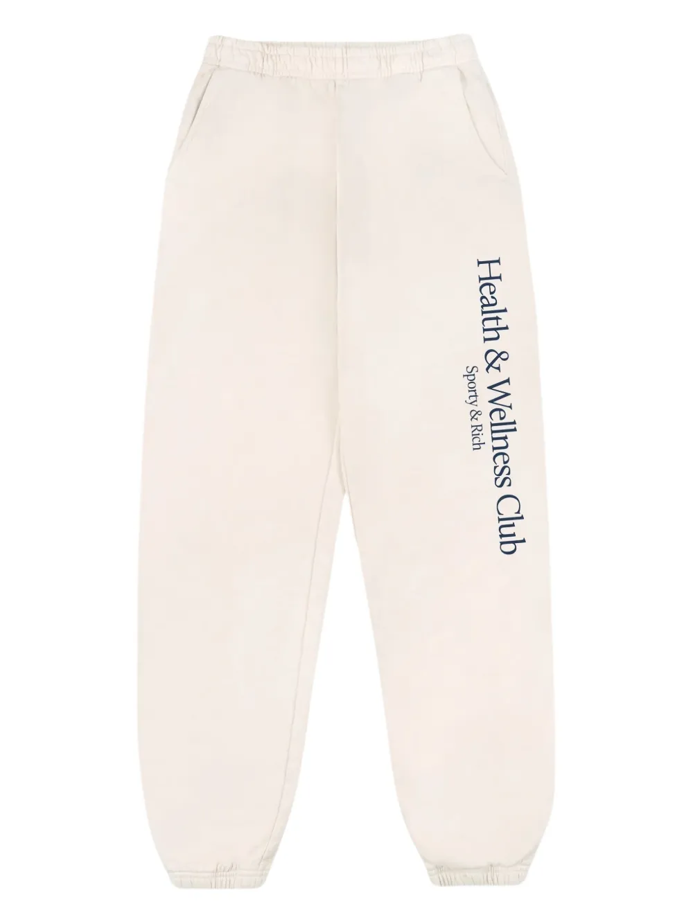 Sporty & Rich logo-print track trousers - Toni neutri