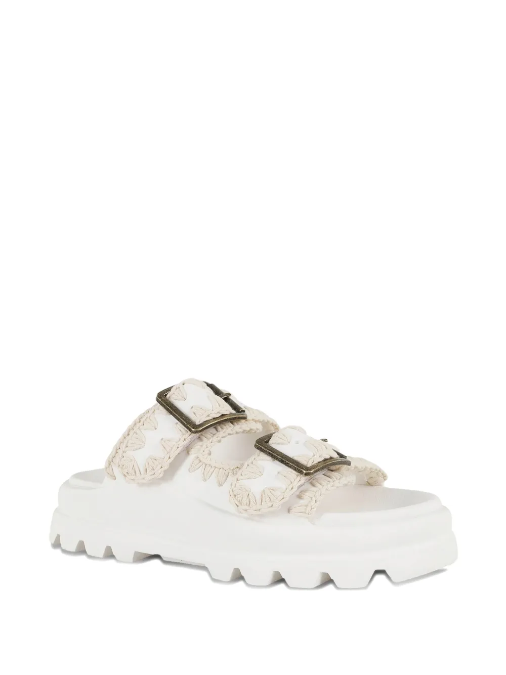 Sporty & Rich Eva sandals - Wit