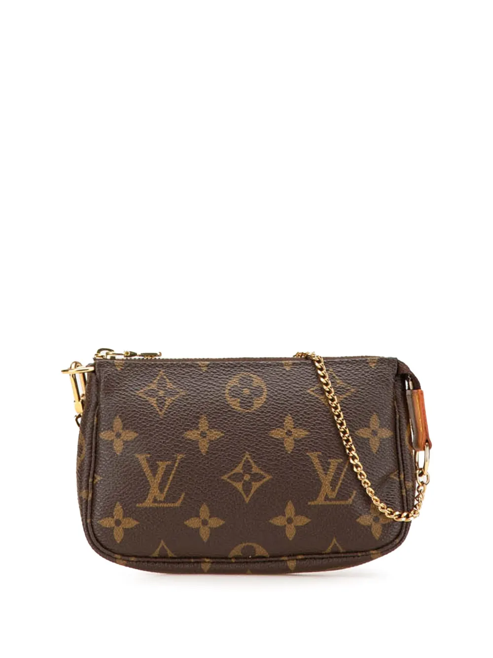 Louis Vuitton Pre-Owned 2007 モノグラム ミニ ポシェット アクセソワール ハンドバッグ - ブラウン Louis Vuitton Pre-Owned 2007 モノグラム ミニ ポシェット アクセソワール ハンドバッグ - ブラウン