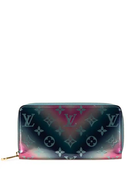 Louis Vuitton Pre-Owned 2019 Metallic Monogram Vernis Degrade Zippy Wallet long wallets