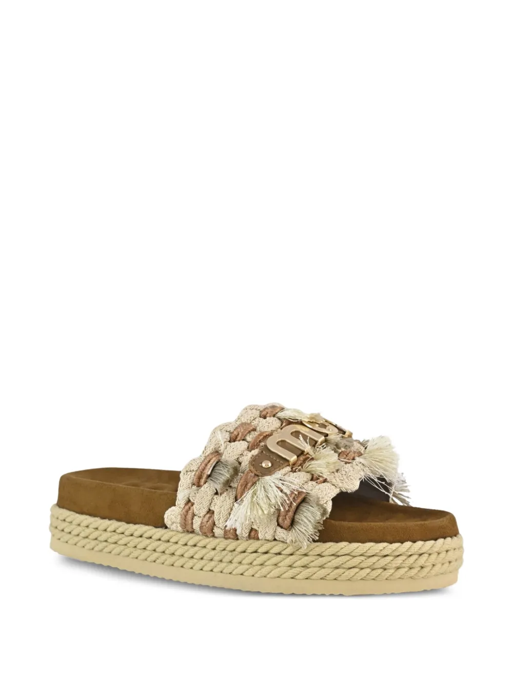 Mou rope-detail sandals Neutrals