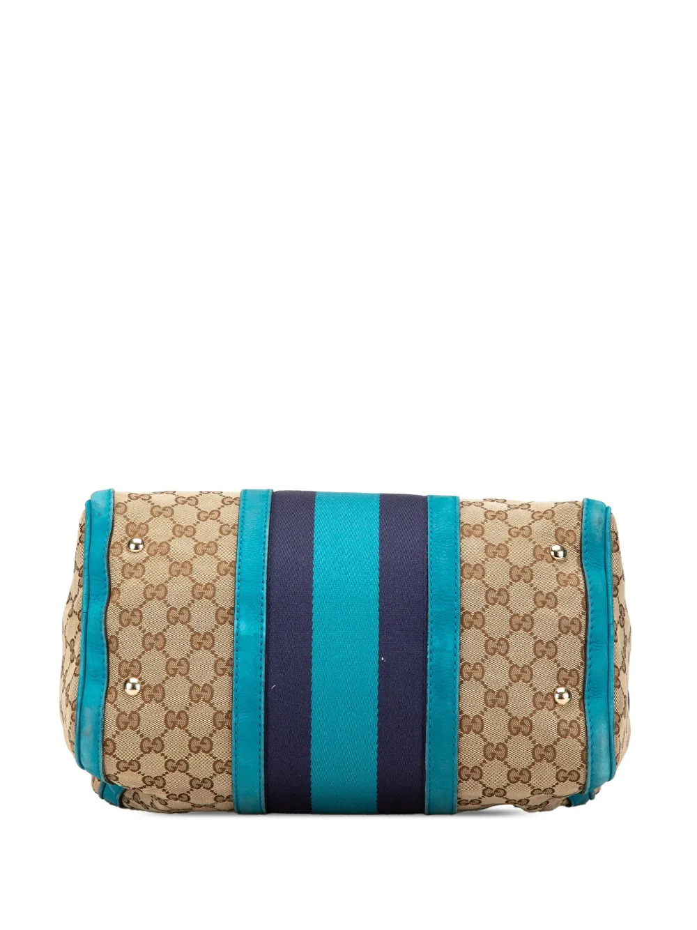 Pre-owned Gucci 2000-2015 Gg Canvas Web Joy Satchel