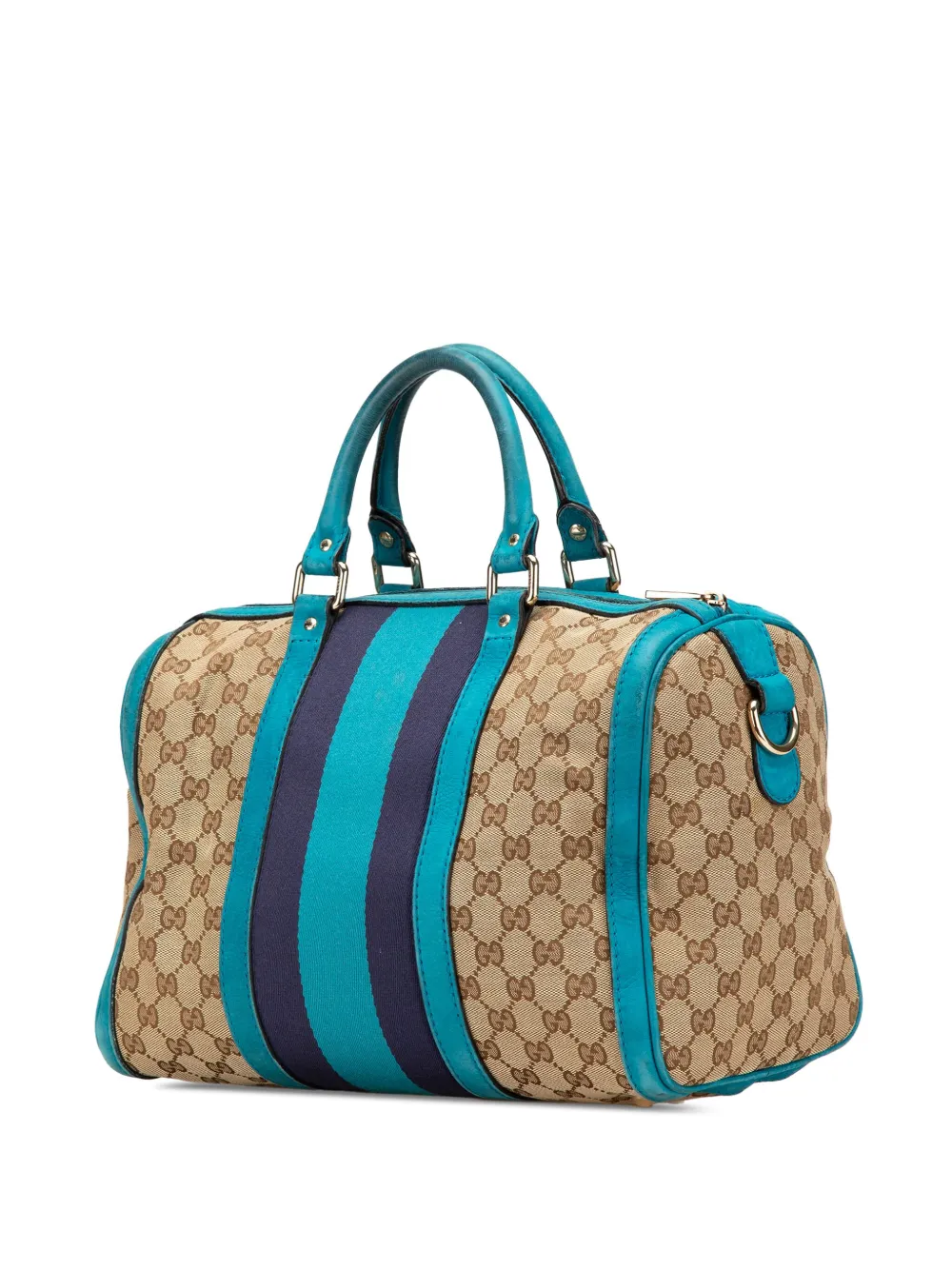 Pre-owned Gucci 2000-2015 Gg Canvas Web Joy Satchel