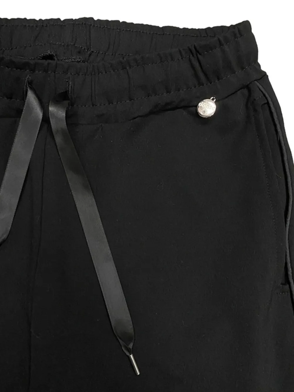 DIMENSIONE DANZA ribbon-tied side-striped trousers | Straight-Leg Pants | Image 2