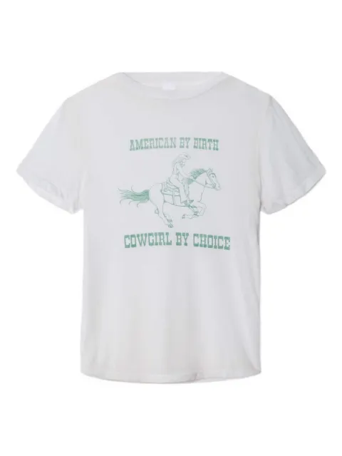RE/DONE slogan-print T-shirt