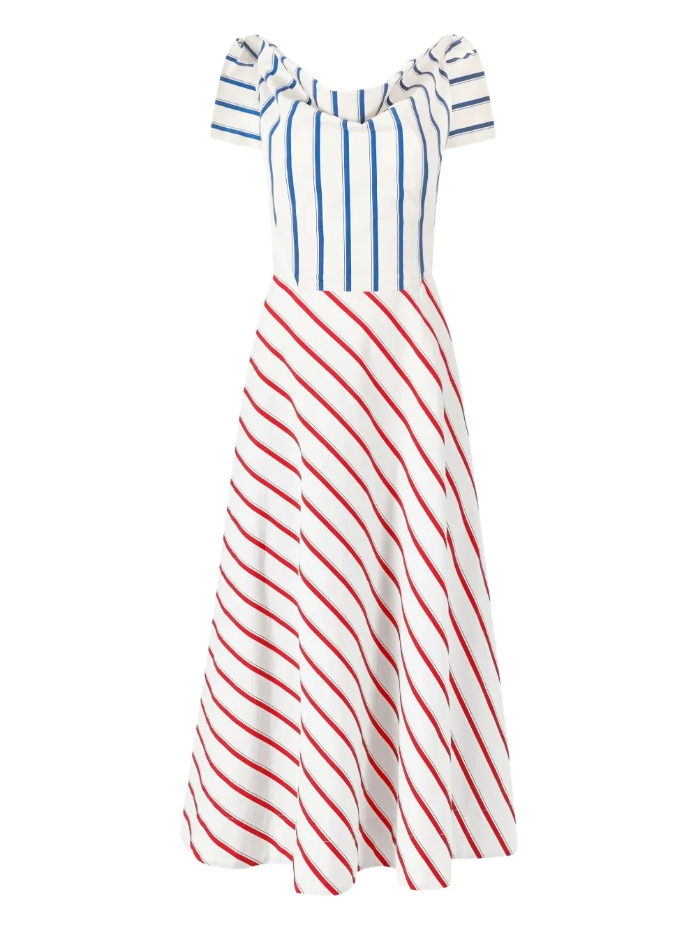 Cowl V maxi dress
