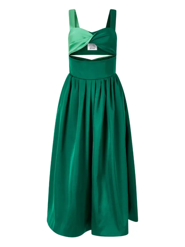 Rosie Assoulin Morning After Midi Dress | Green | FARFETCH
