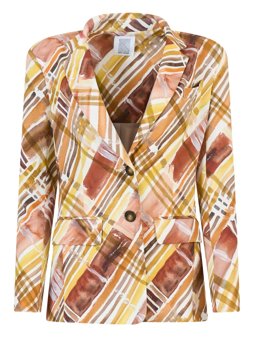 ROSIE ASSOULIN ABSTRACT-PRINT BLAZER