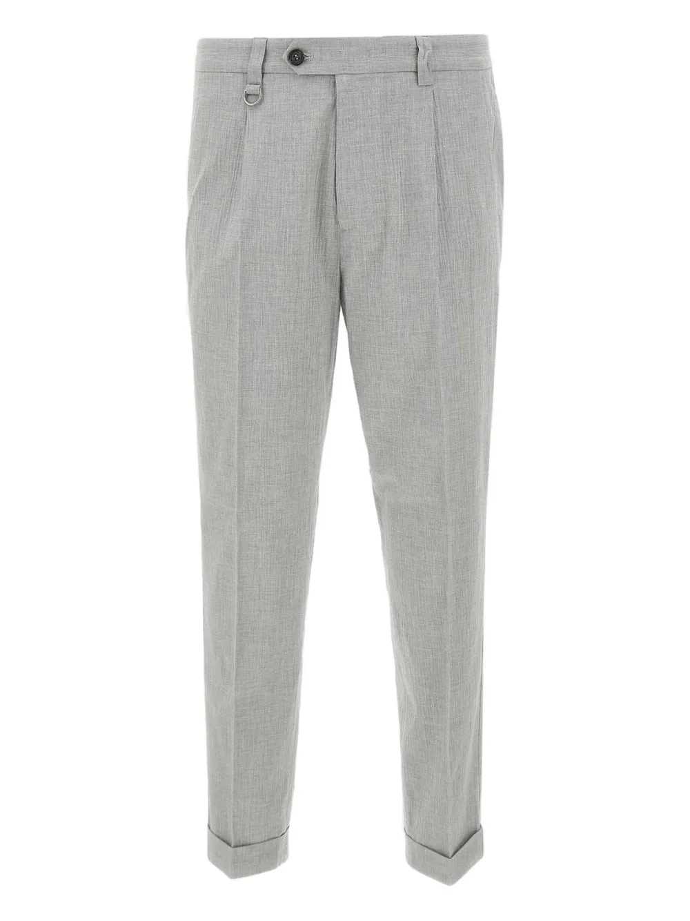 Paolo Pecora pleated chino trousers | Grey | Image 1