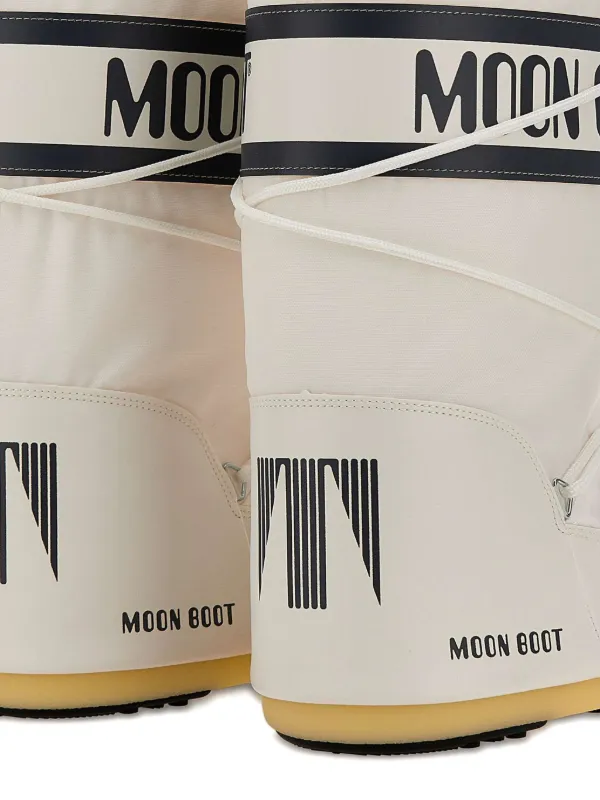 Moon Boot Icon コンバットブーツ | ホワイト | FARFETCH JP