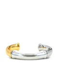 Kenneth Jay Lane Bamboo bracelet - Silver