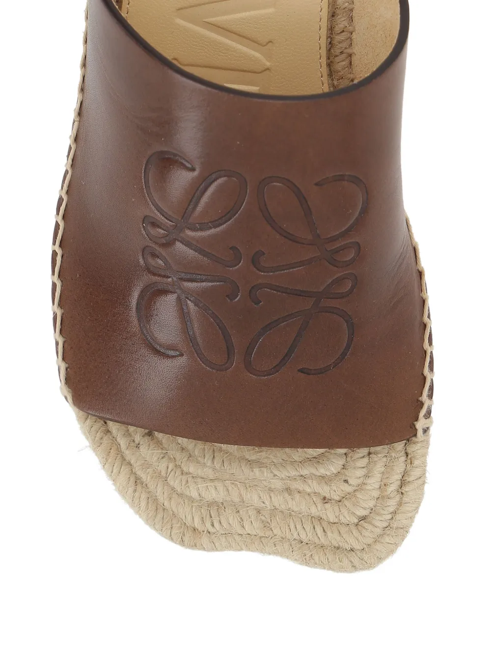 LOEWE 80mm Petal espadrilles Brown