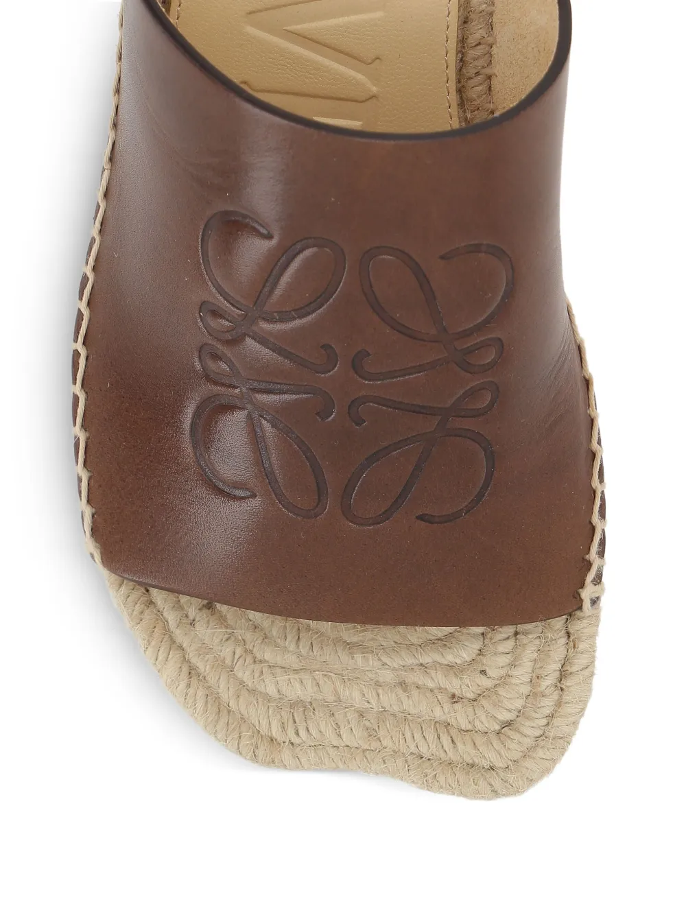 LOEWE 80mm Petal espadrilles Brown