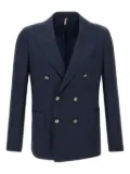 Santaniello double-breasted blazer - Blue