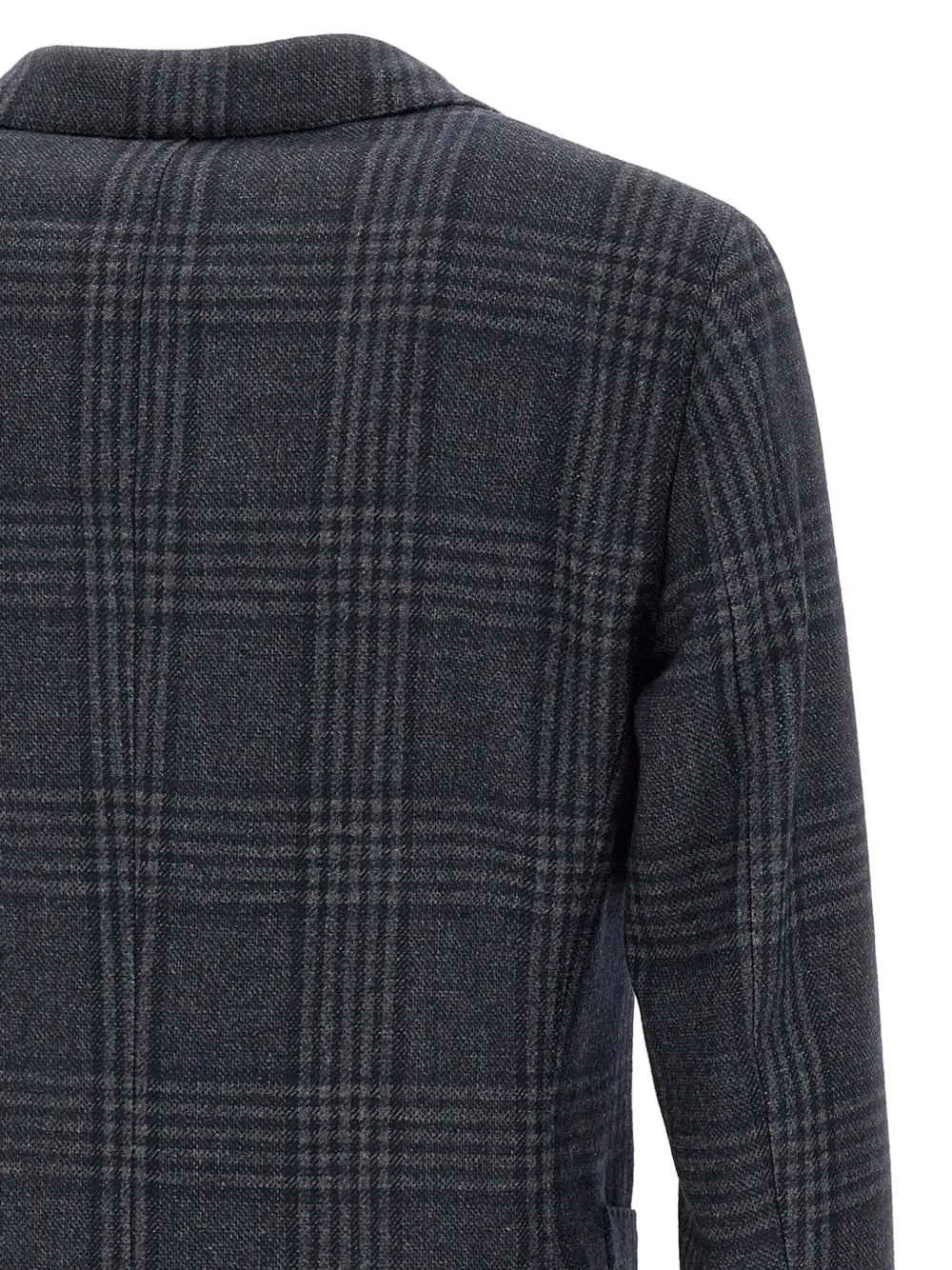 Santaniello Blazer met enkele rij knopen Blauw