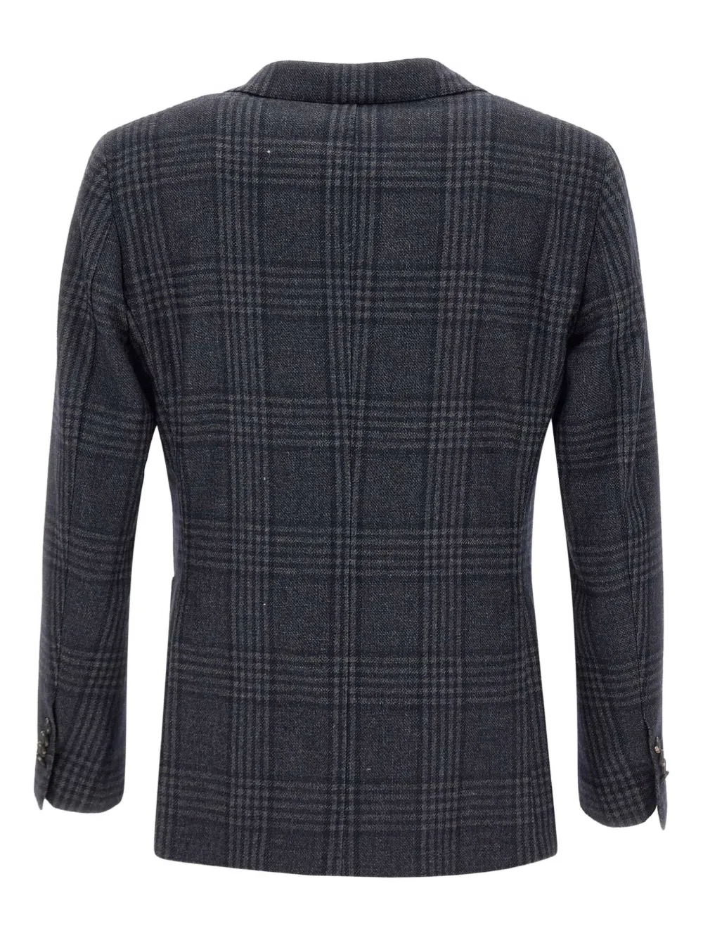 Santaniello Blazer met enkele rij knopen Blauw