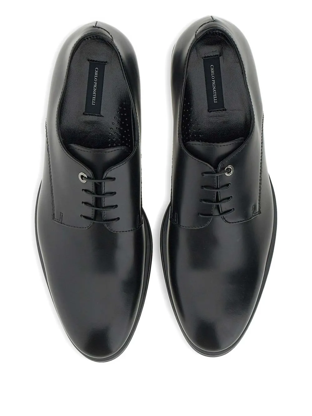 Carlo Pignatelli leather derby shoes Black