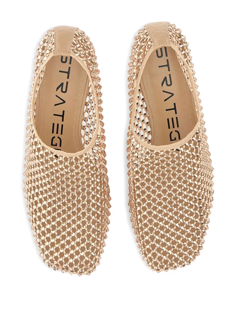 strategia shoes 50 mm pumps verfraaid met stras Beige